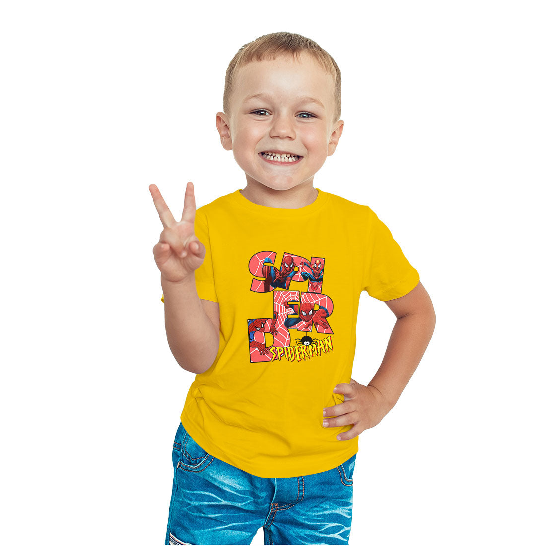 Spiderman Kids T-Shirt - Combed Cotton, Soft & Stylish! (D58)