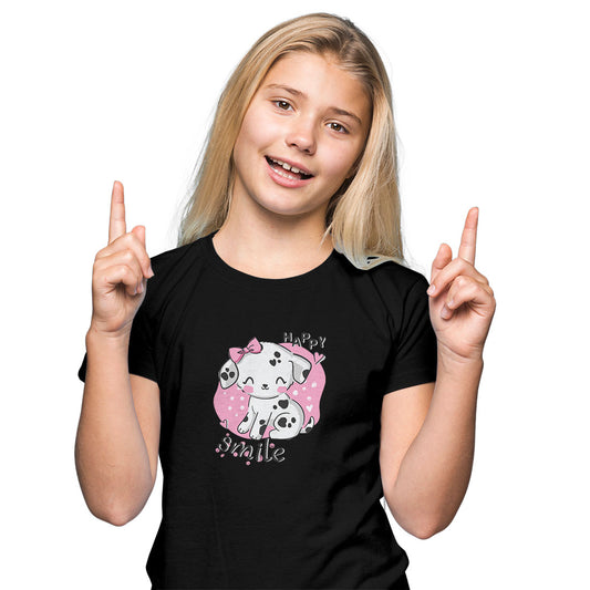 Adorable Puppy Print Kids T-Shirt - Super Combed Cotton for Comfy Days (D141)