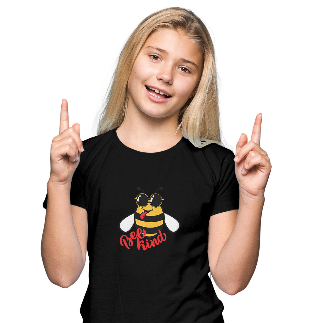 Bee Kind Kids T-Shirt - Super Combed Bio-Wash Cotton for Comfort (D81)