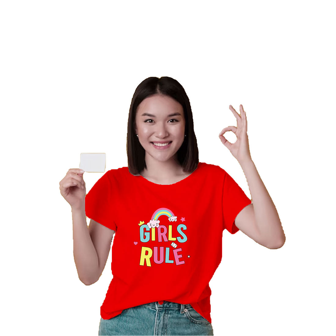 Girls Rule Kids T-Shirt - Super Combed Bio-Wash Cotton for Ultimate Comfort (D97)