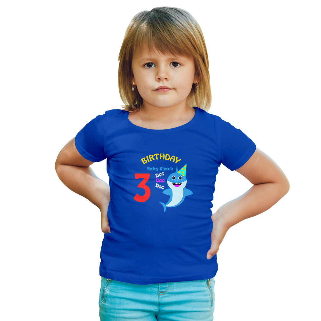 Third Birthday Kids T-Shirt - Soft Cotton, Perfect for Celebrations (D29)