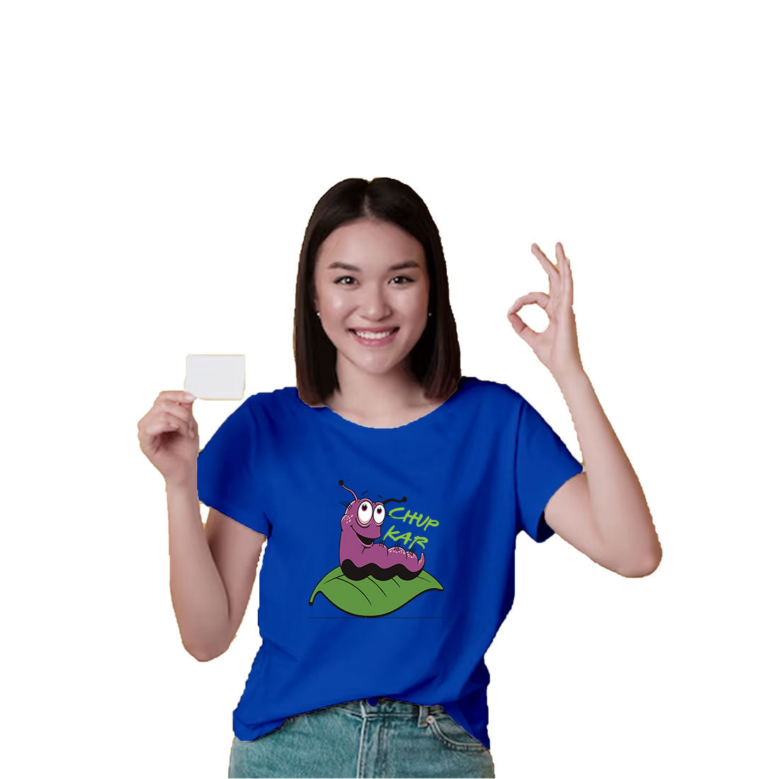 Chup Kar Printed Kids T-Shirt - Super Combed Bio-Wash Cotton (D77)