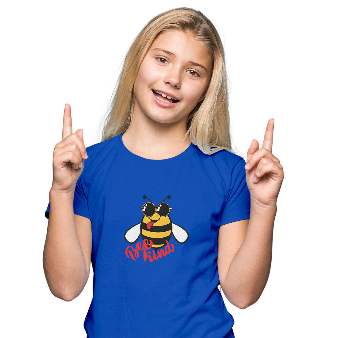 Bee Kind Kids T-Shirt - Super Combed Bio-Wash Cotton for Comfort (D81)
