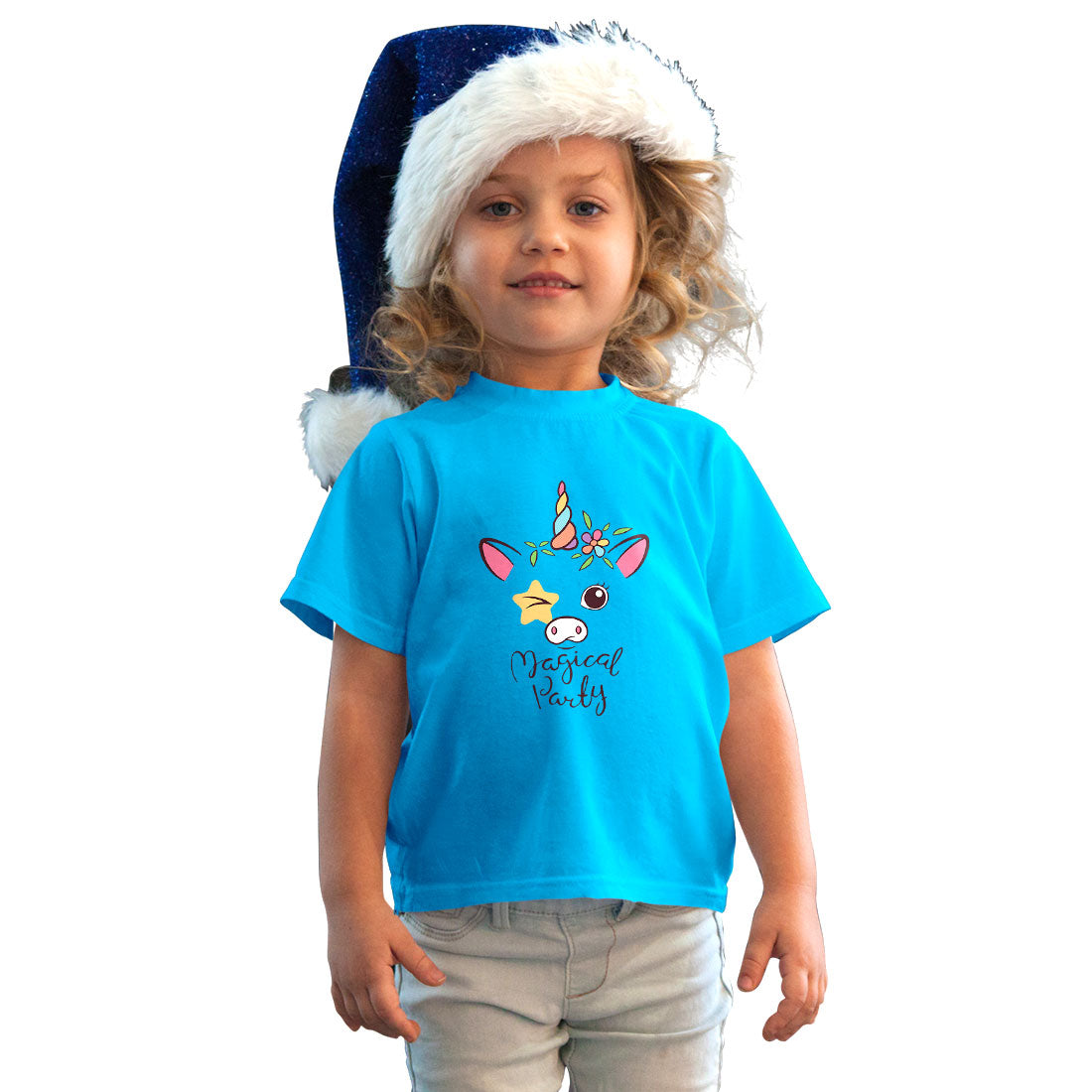 Magical Party Print Kids' Cotton T-Shirt - Comfy, Fun & Stylish! (D102)