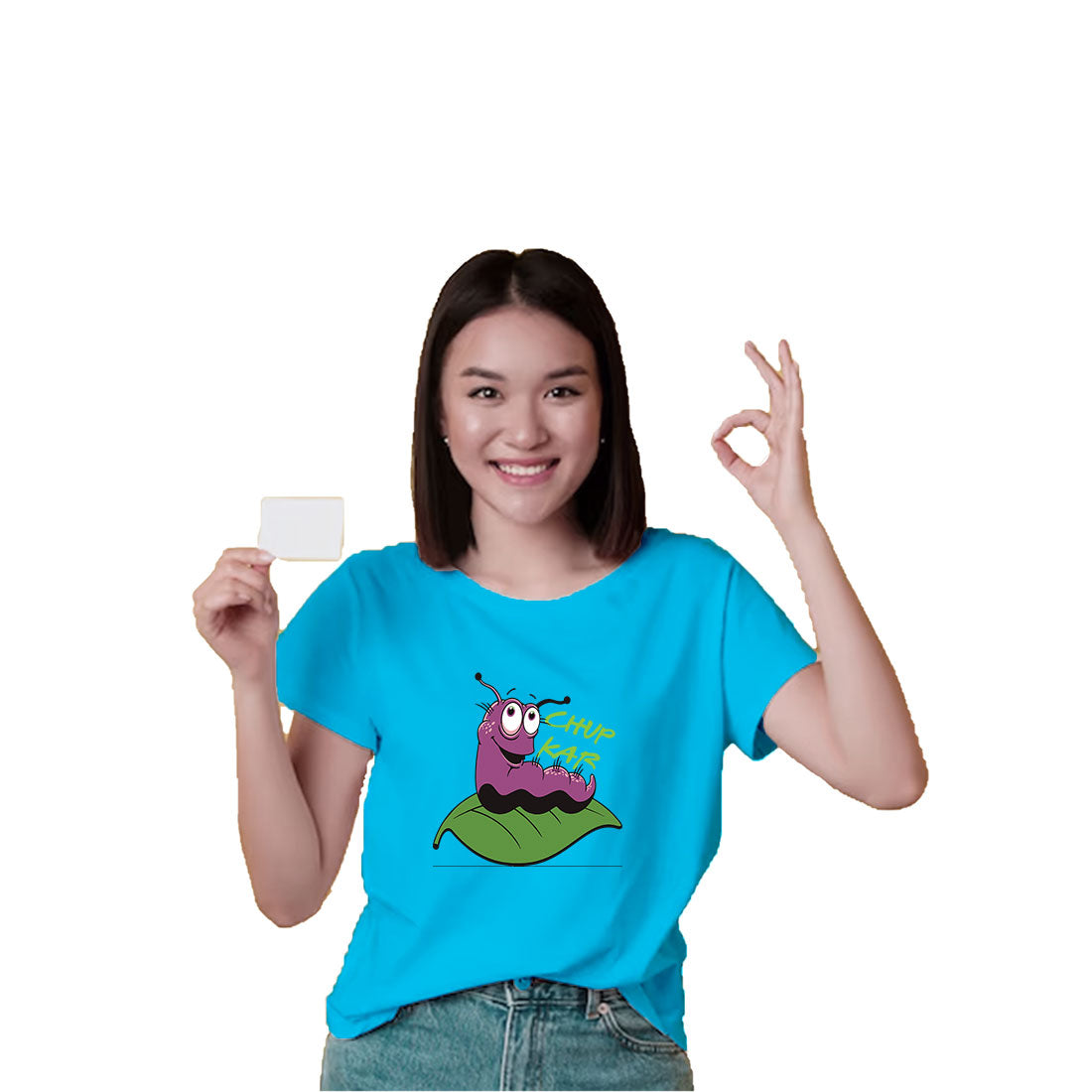 Chup Kar Printed Kids T-Shirt - Super Combed Bio-Wash Cotton (D77)