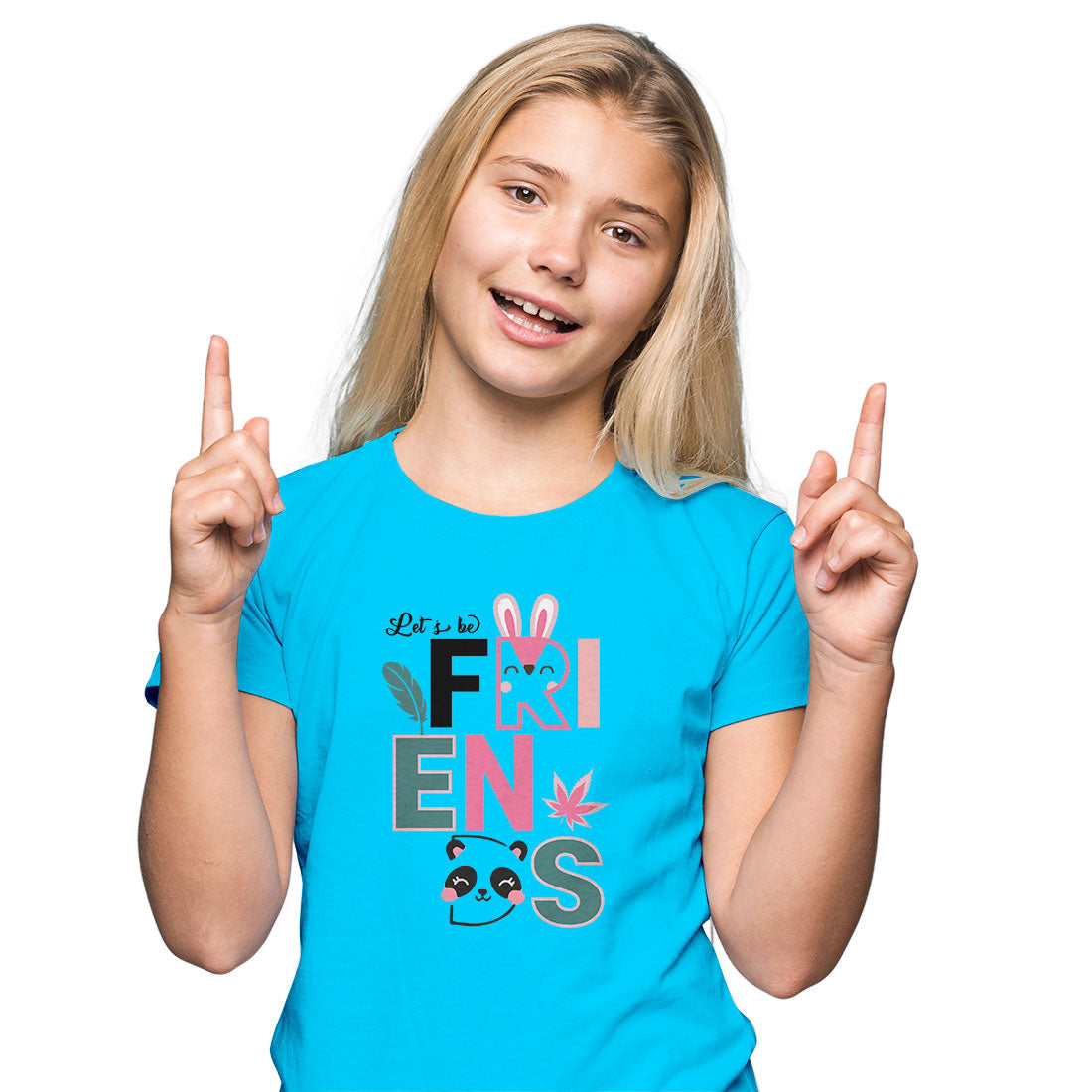 Best Friends Forever Kids T-Shirt - Super Combed Bio-Wash Cotton (D95)