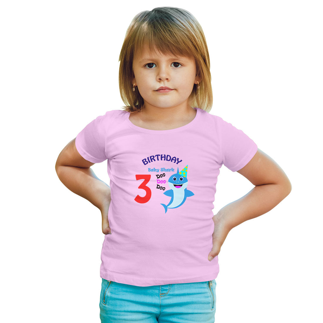 Third Birthday Kids T-Shirt - Soft Cotton, Perfect for Celebrations (D29)
