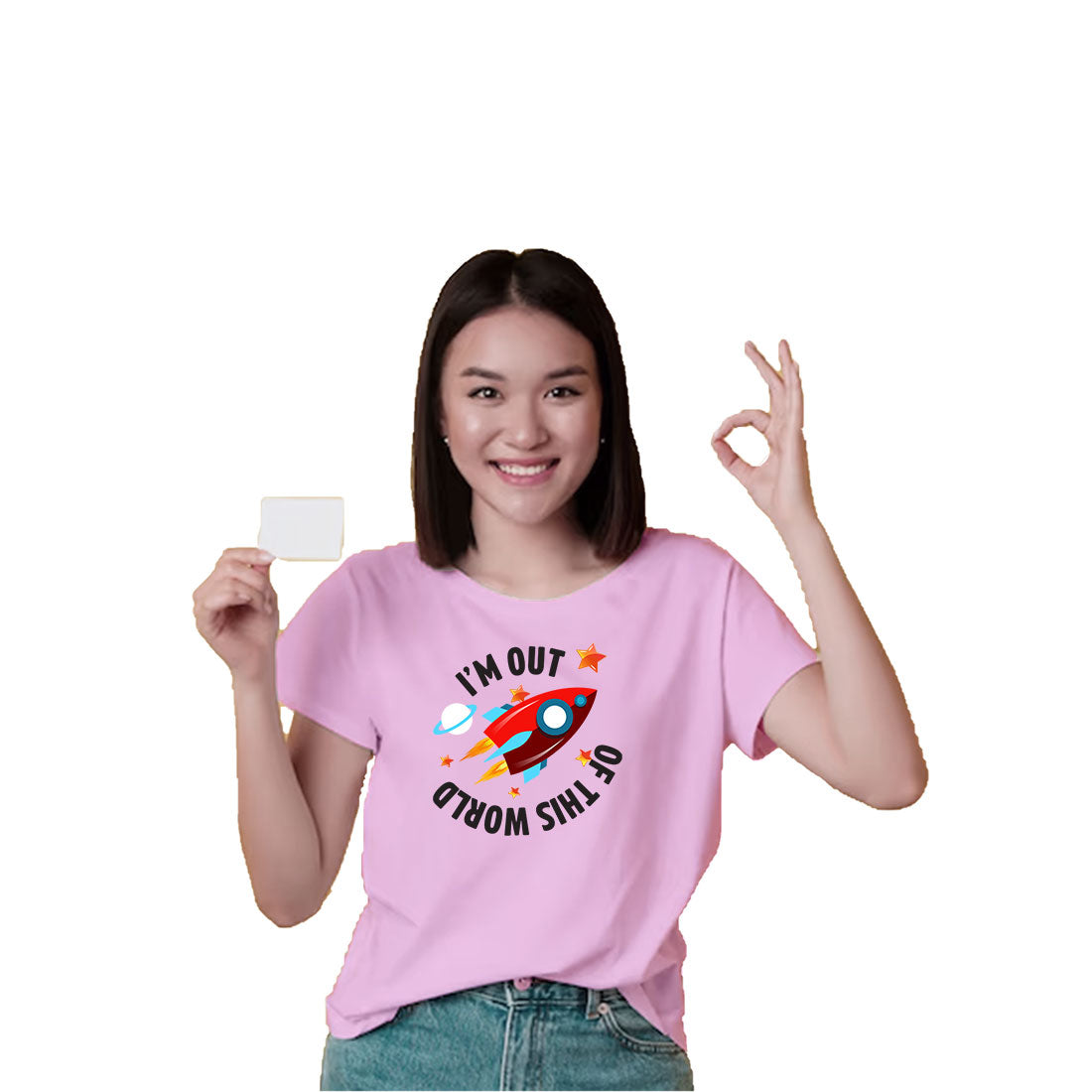 I Am Out of the World Kids T-Shirt - Super Combed Bio-Wash Cotton (D39)