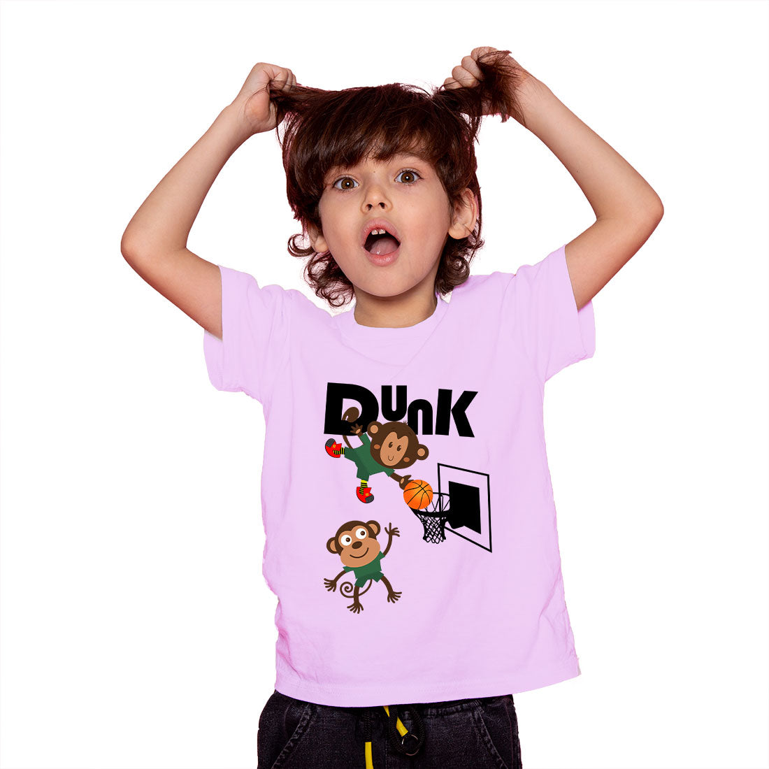 Quirky Duck Printed Kids T-Shirt - Soft & Comfy Cotton (D59)