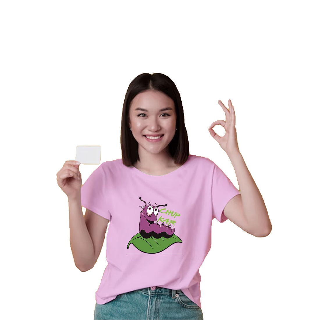 Chup Kar Printed Kids T-Shirt - Super Combed Bio-Wash Cotton (D77)