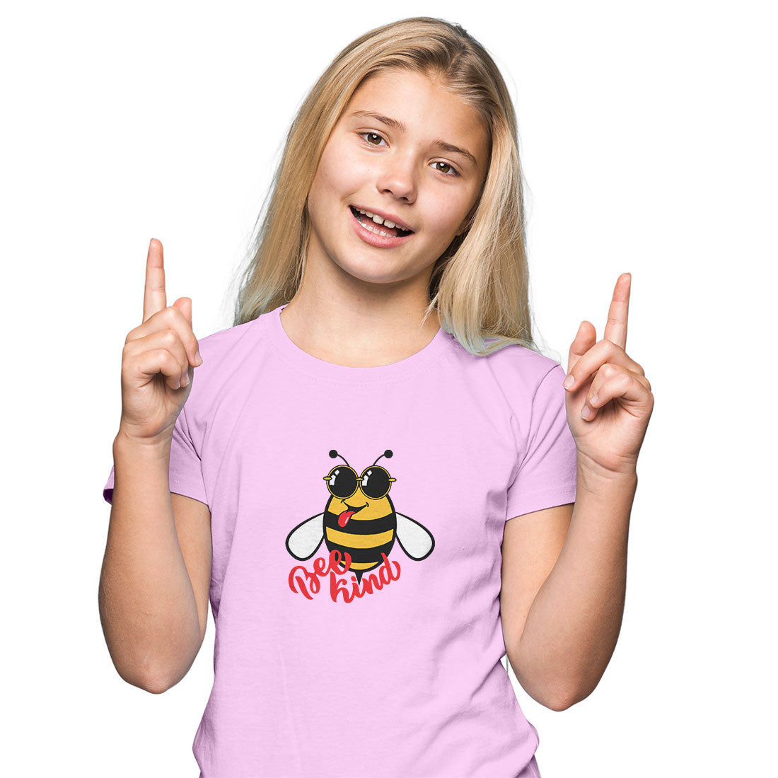Bee Kind Kids T-Shirt - Super Combed Bio-Wash Cotton for Comfort (D81)