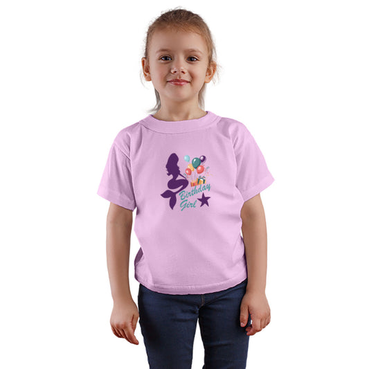 Birthday Girl Kids T-Shirt - Soft Cotton for a Magical Celebration (D87)