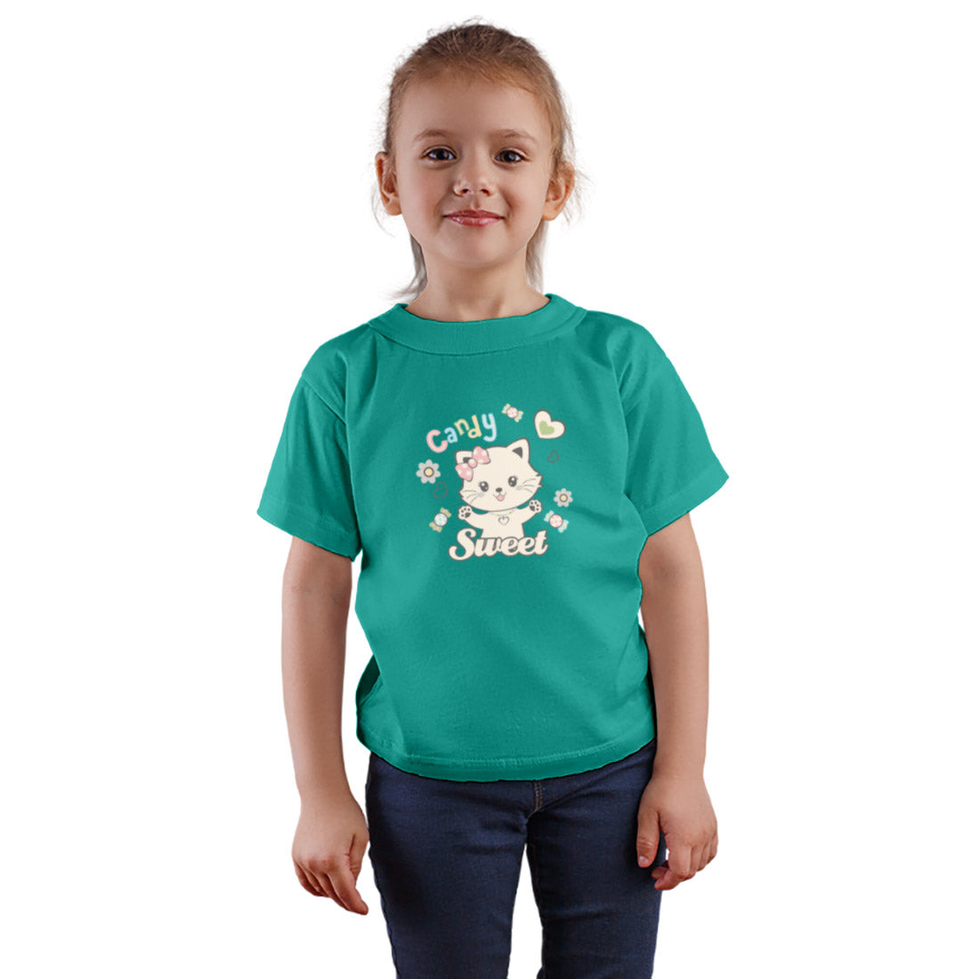 Sweet Candy Kids T-Shirt - Super Combed Cotton for Playful Comfort (D159)