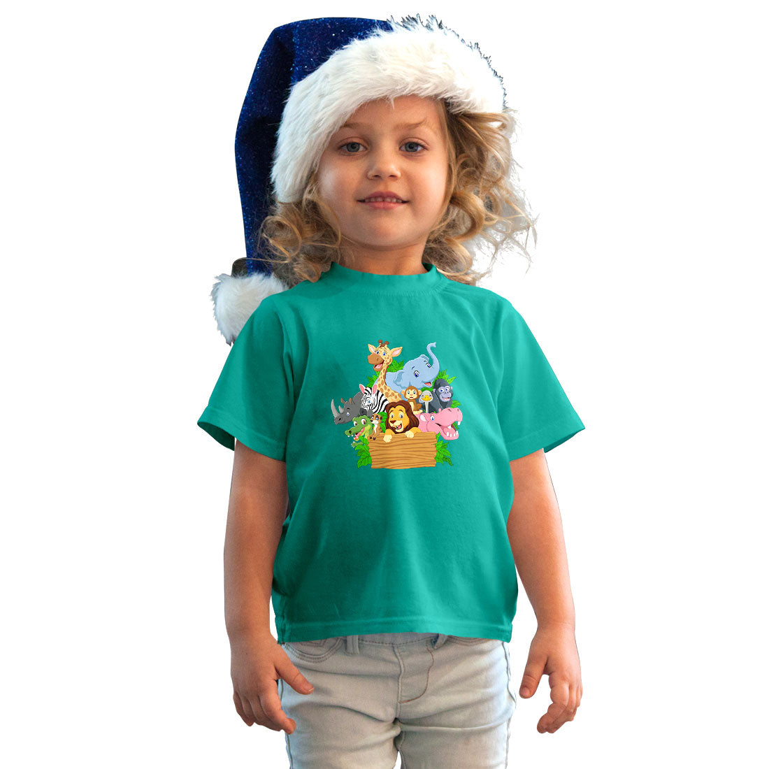 Animal Printed Kids T-Shirt - Soft, Comfy & Playful! (D62)