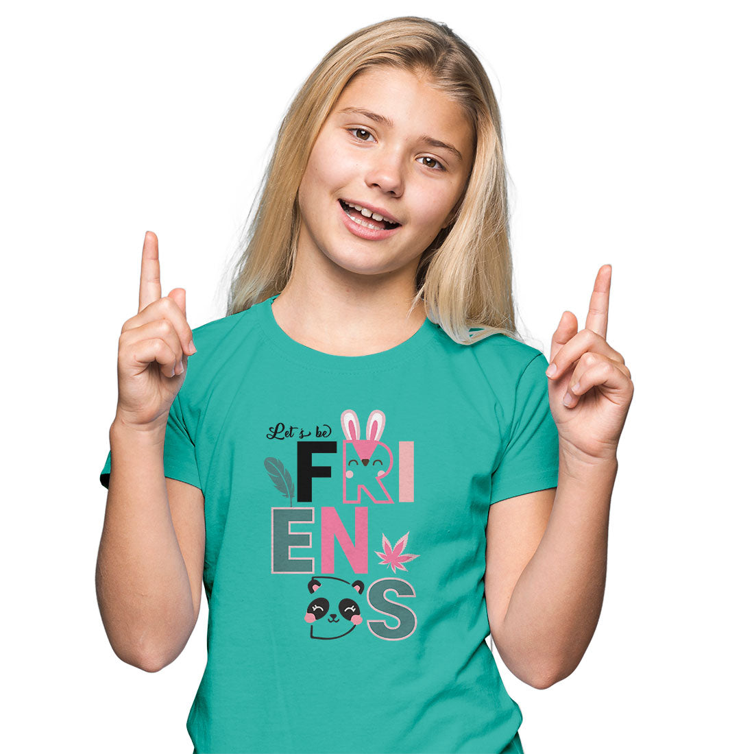 Best Friends Forever Kids T-Shirt - Super Combed Bio-Wash Cotton (D95)