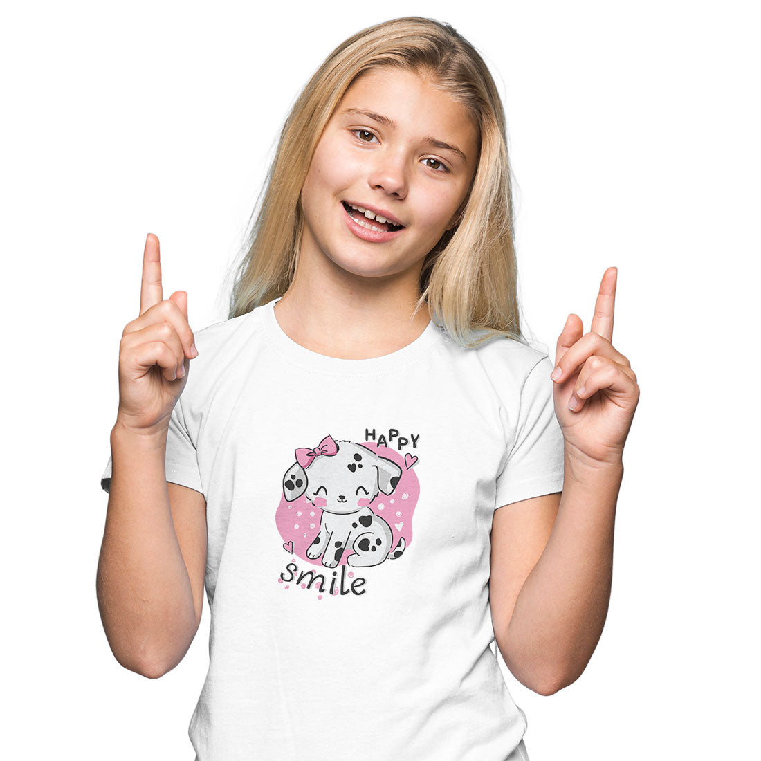 Adorable Puppy Print Kids T-Shirt - Super Combed Cotton for Comfy Days (D141)