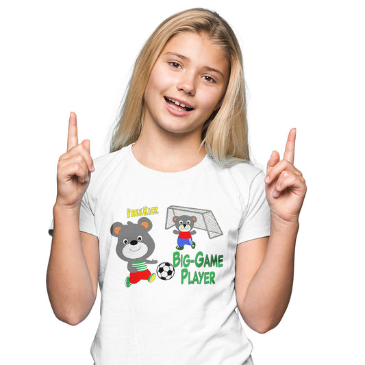 Big Game Player Kids T-Shirt - Soft Cotton for Active Champs (D49)