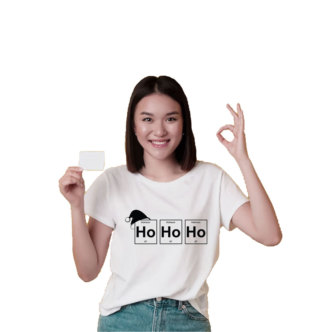 Festive Ho Ho Ho Kids T-Shirt - Soft Cotton Christmas Tee (D8)