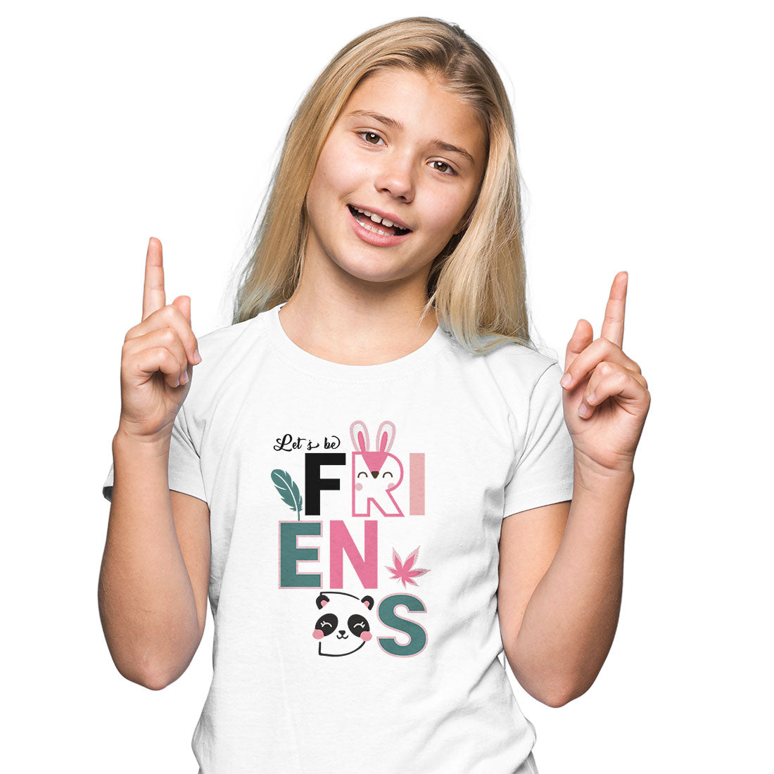 Best Friends Forever Kids T-Shirt - Super Combed Bio-Wash Cotton (D95)