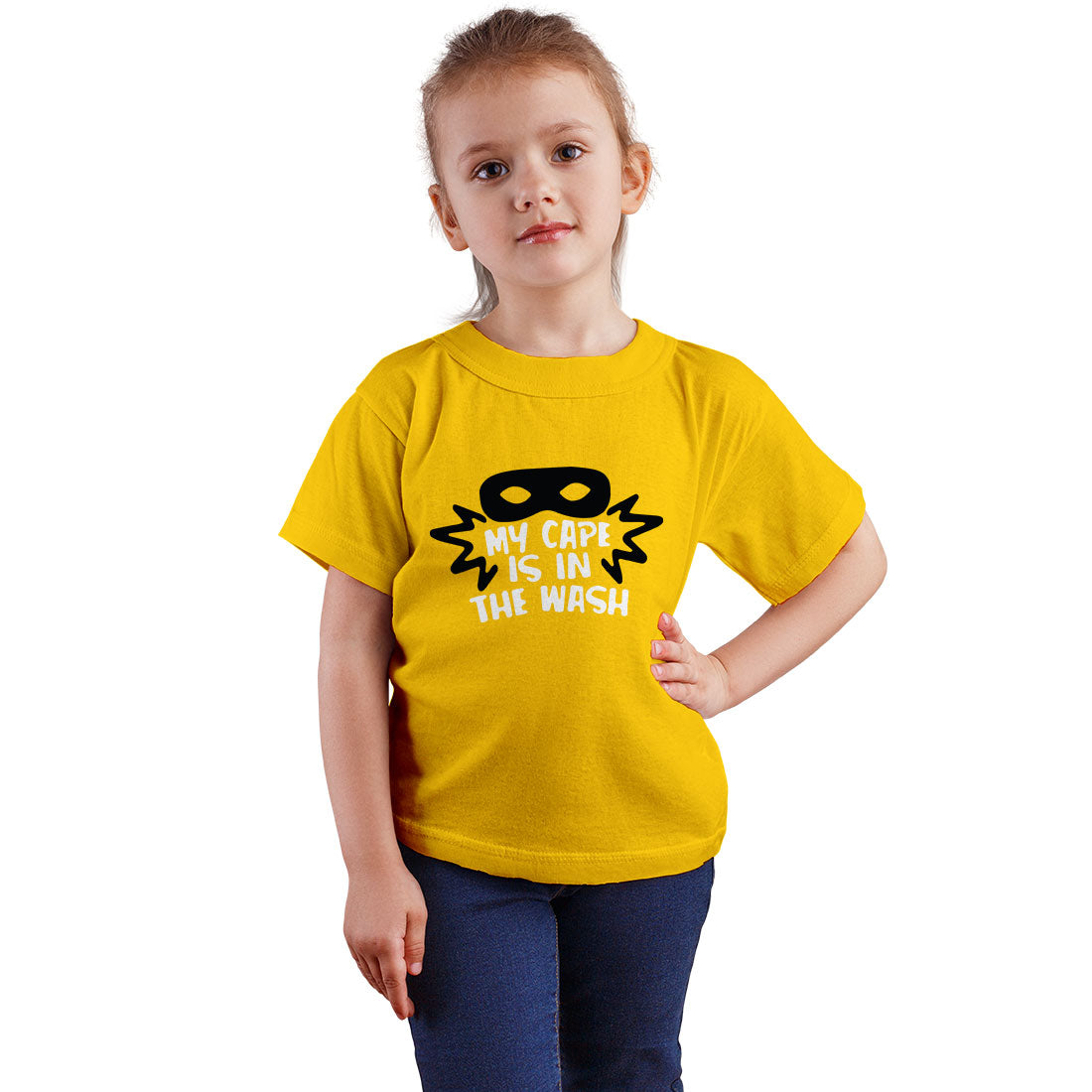 My Cap is in the Wash Kids T-Shirt - Super Combed Bio-Wash Cotton (D13)