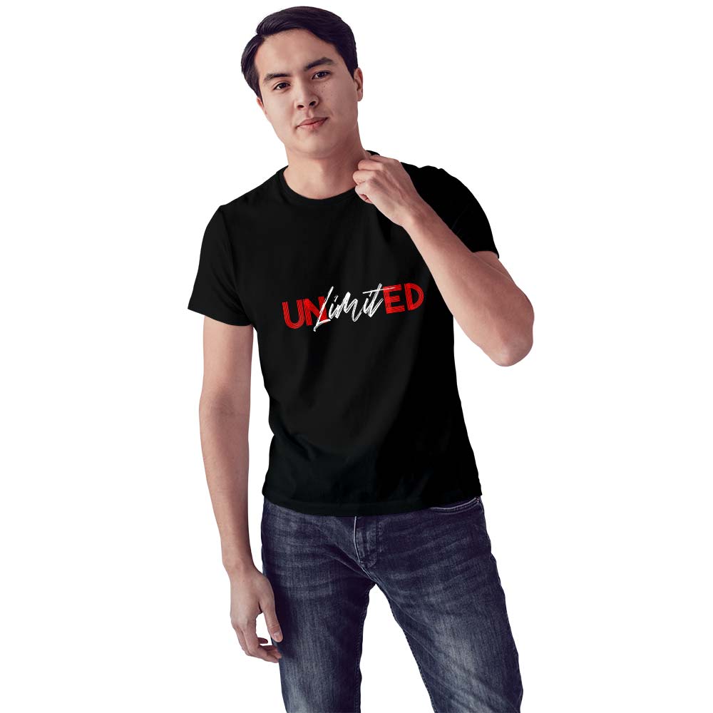 Unlimited Printed Unisex Graphics T-shirt for Men and Women - Right Marc