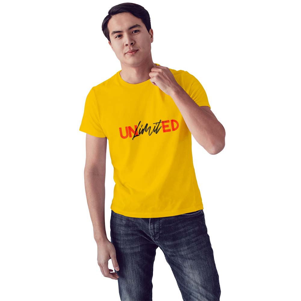 Unlimited Printed Unisex Graphics T-shirt for Men and Women - Right Marc