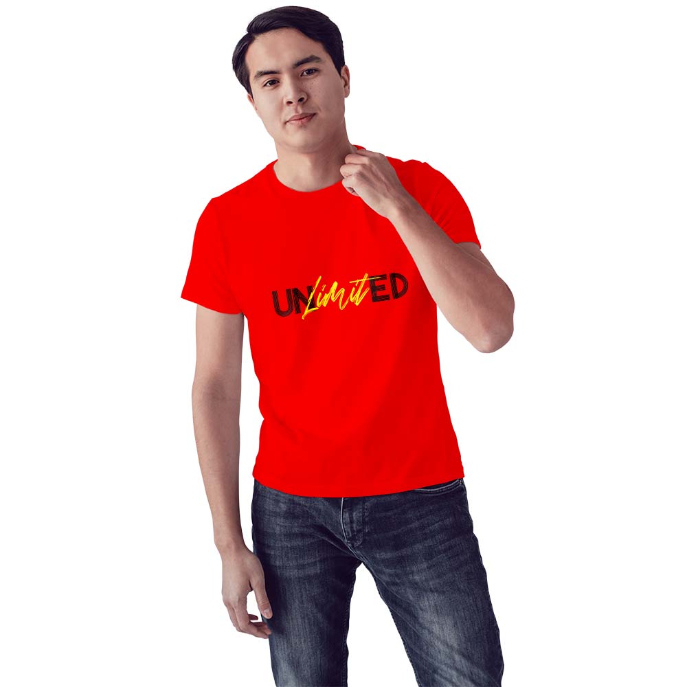 Unlimited Printed Unisex Graphics T-shirt for Men and Women - Right Marc