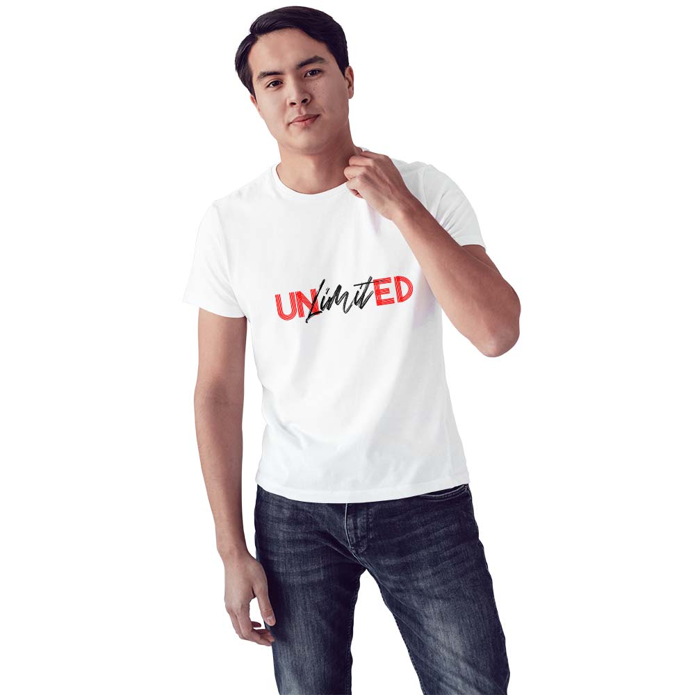 Unlimited Printed Unisex Graphics T-shirt for Men and Women - Right Marc