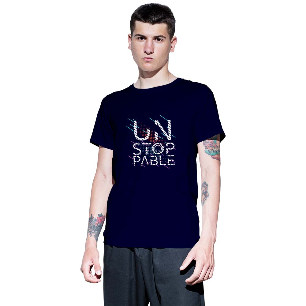 Unstoppable Printed Unisex Graphics T-shirt for Men and Women - Right Marc