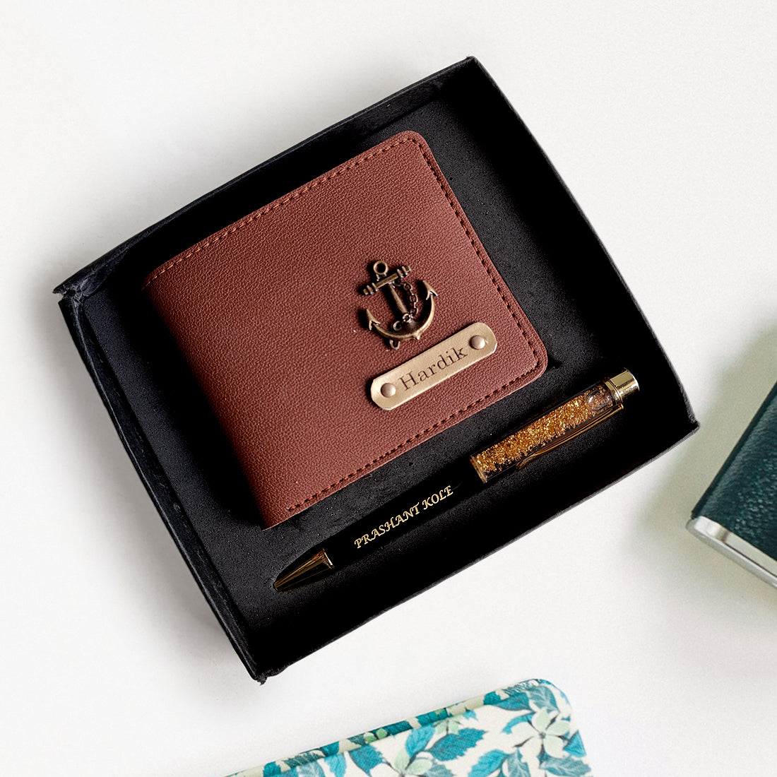 Men's Wallet and Pen Combo – Imported Leather