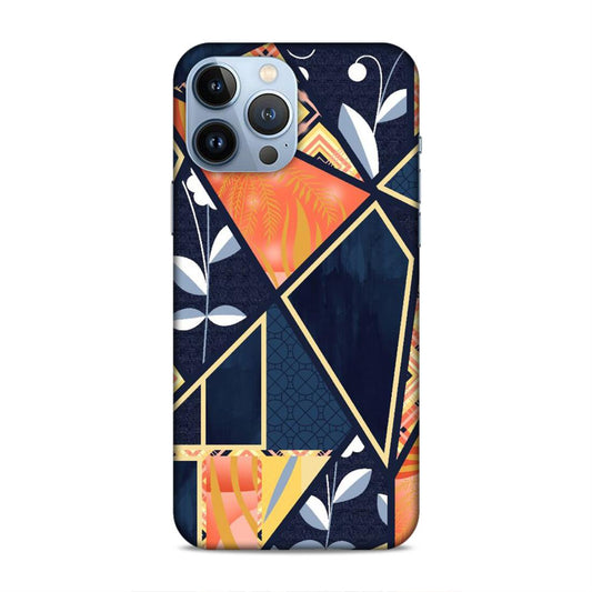 Floral Textile Pattern Hard Back Case For Apple iPhone 13 Pro Max