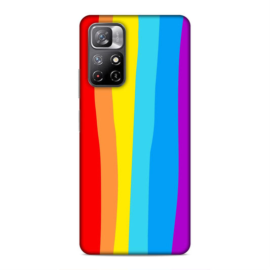 Rainbow Hard Back Case For Xiaomi Poco M4 Pro 5G / Redmi Note 11T 5G