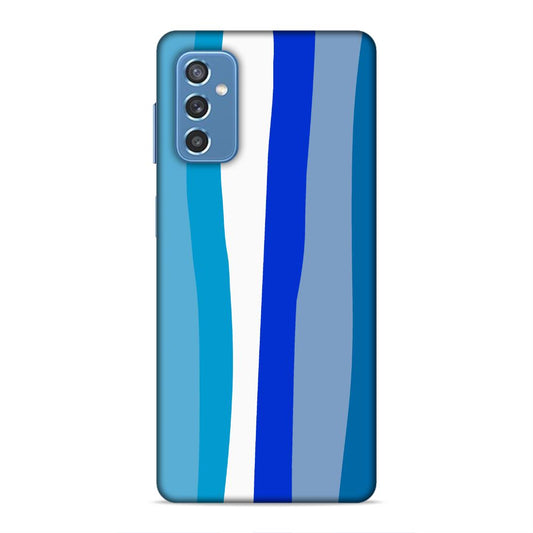 Blue Rainbow Hard Back Case For Samsung Galaxy M52 5G