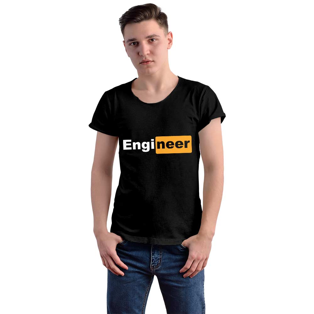 Engineer Printed Unisex Graphics T-shirt for Men and Women