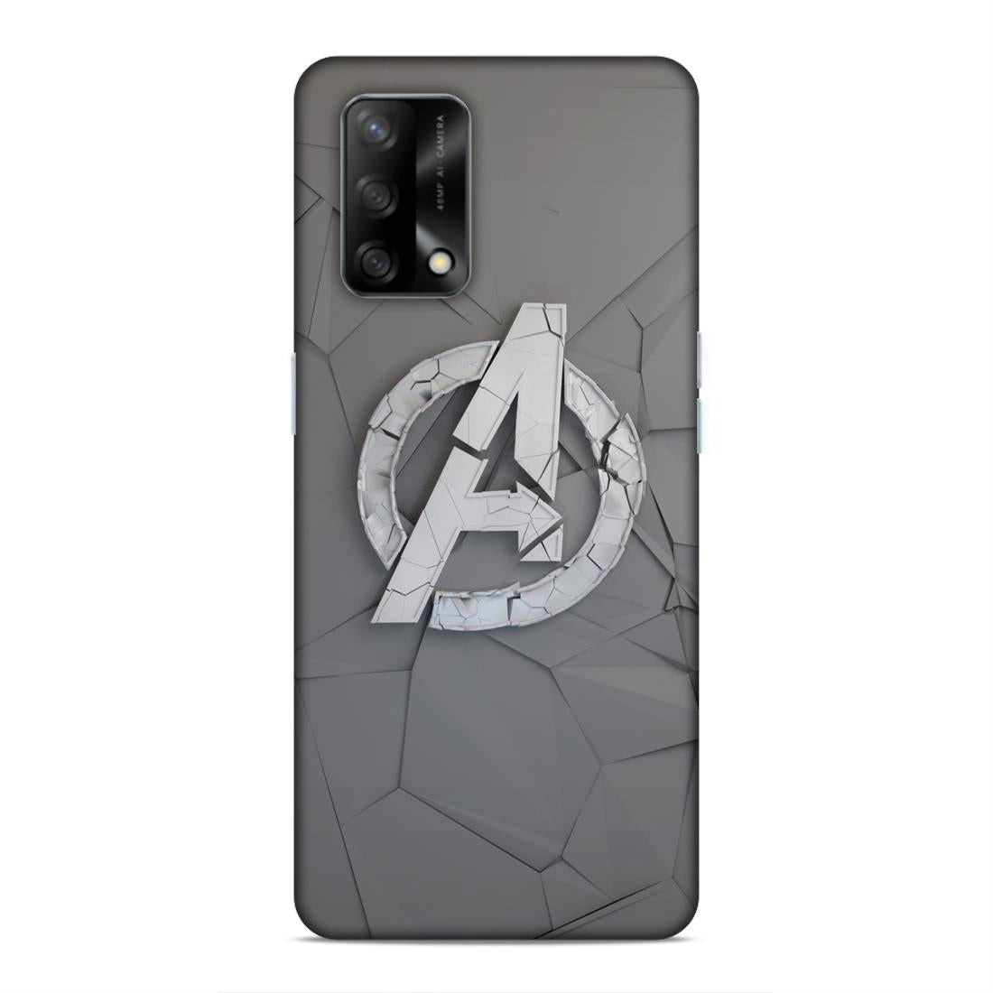 Avengers Symbol Hard Back Case For Oppo A74 5G / A54 5G / A93 5G - Right Marc