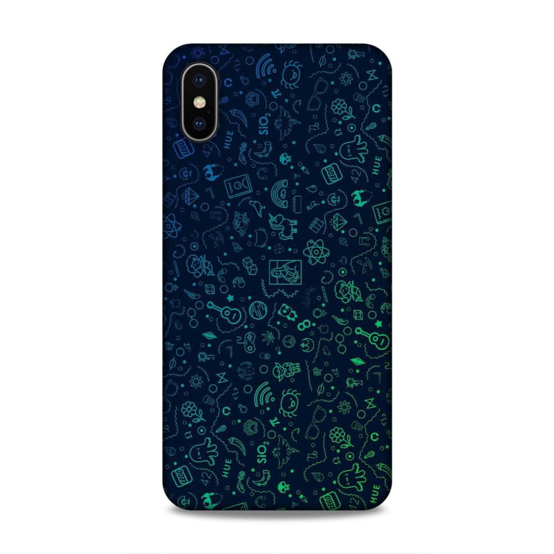Abstract Hard Back Case For Apple iPhone XS Max - Right Marc