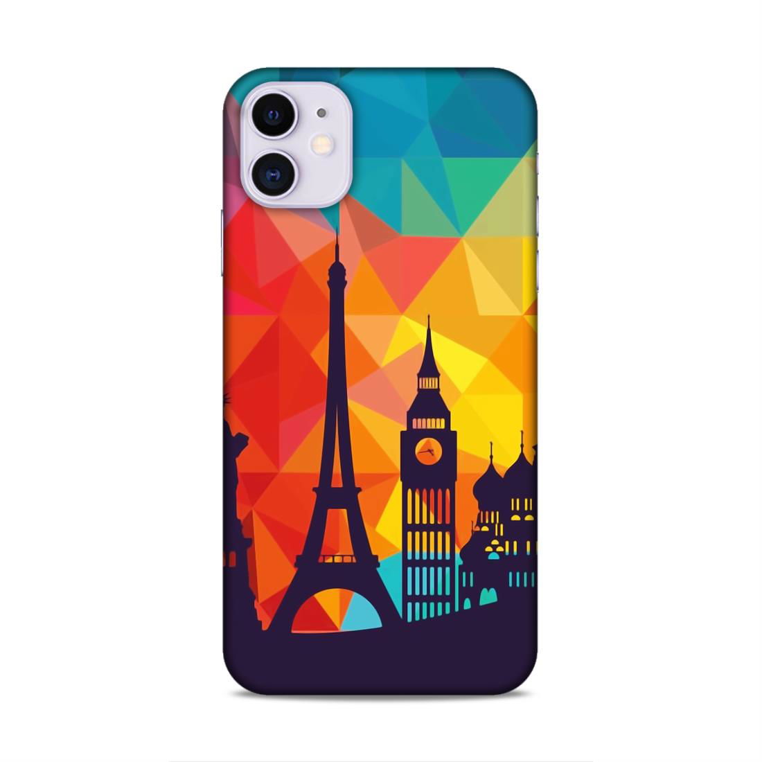Abstract Monuments Hard Back Case For Apple iPhone 11 - Right Marc