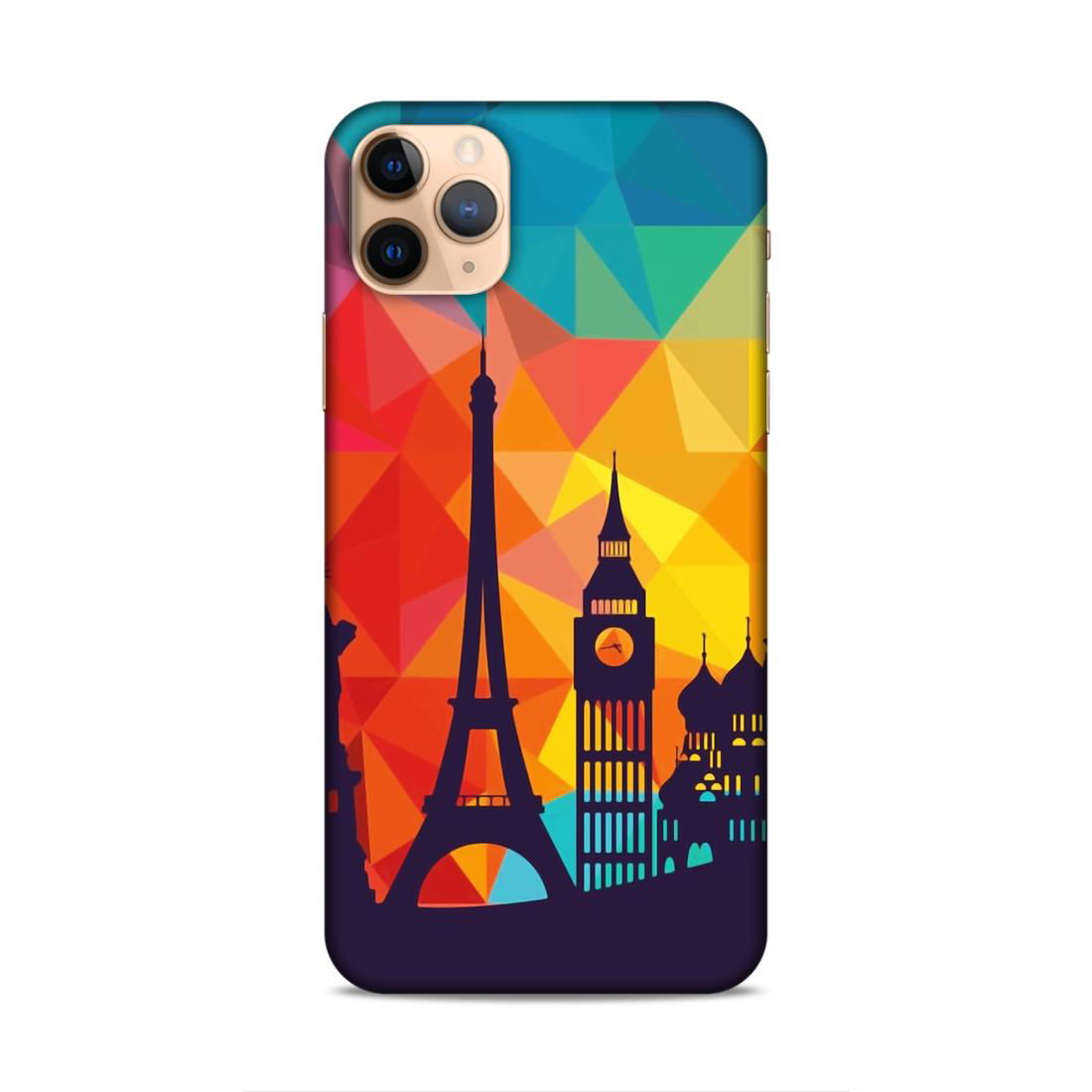 Abstract Monuments Hard Back Case For Apple iPhone 11 Pro - Right Marc