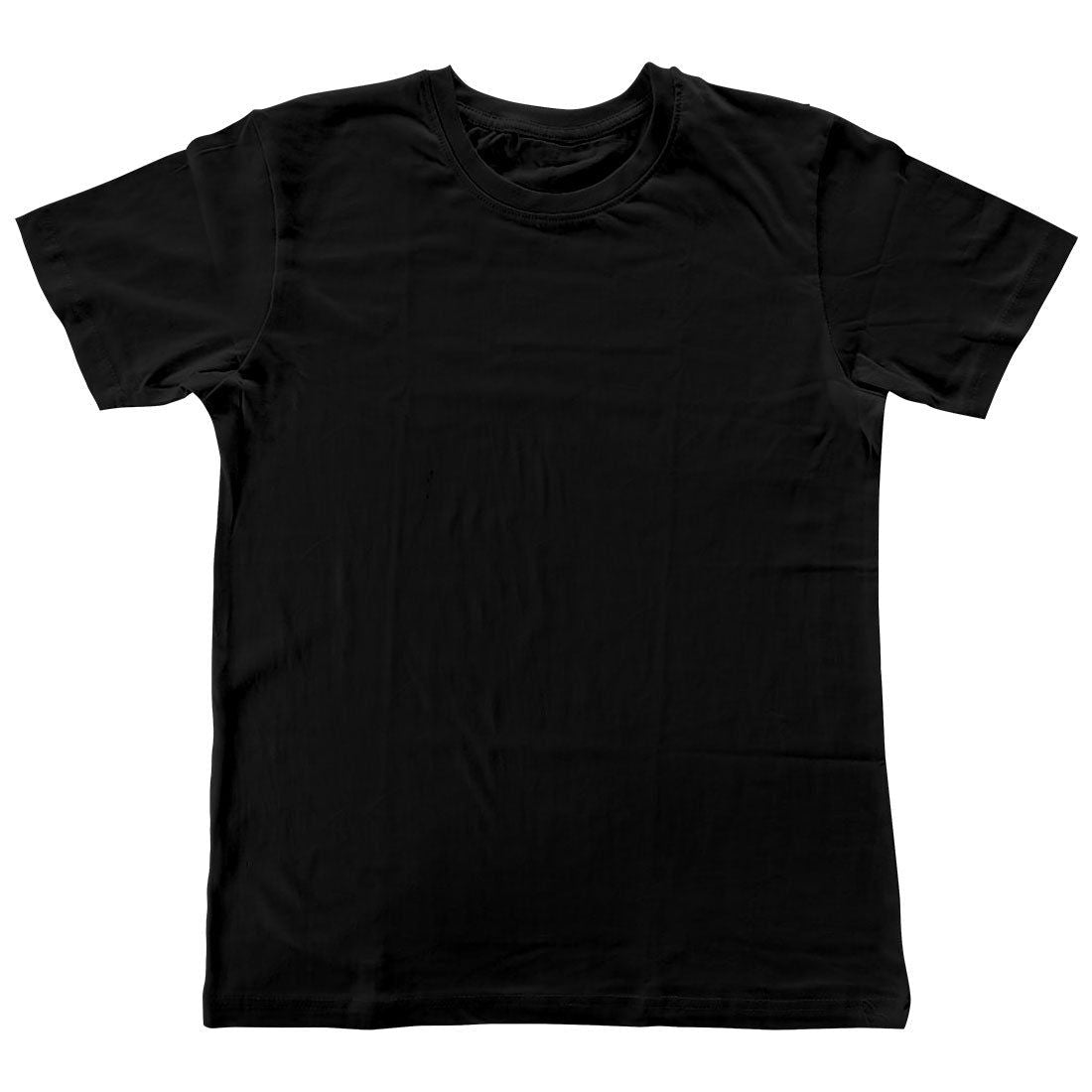 Baby Boy or Girl's Plain Round Neck Half Sleeve Super Combed Cotton Kid's T-Shirt - Right Marc