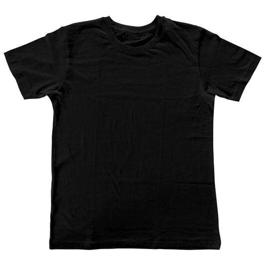 Baby Boy or Girl's Plain Round Neck Half Sleeve Super Combed Cotton Kid's T-Shirt - Right Marc