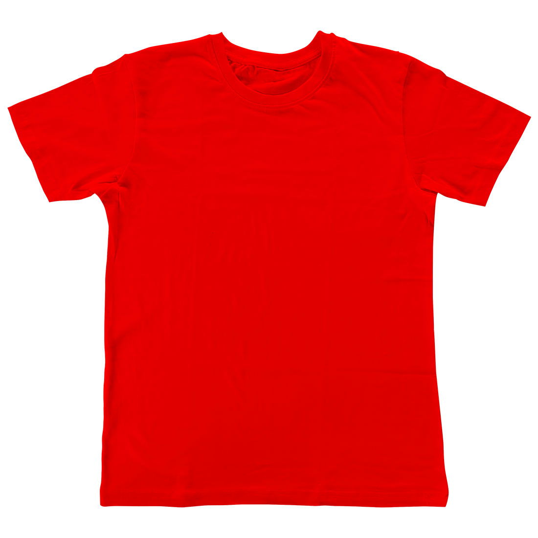 Baby Boy or Girl's Plain Round Neck Half Sleeve Super Combed Cotton Kid's T-Shirt - Right Marc
