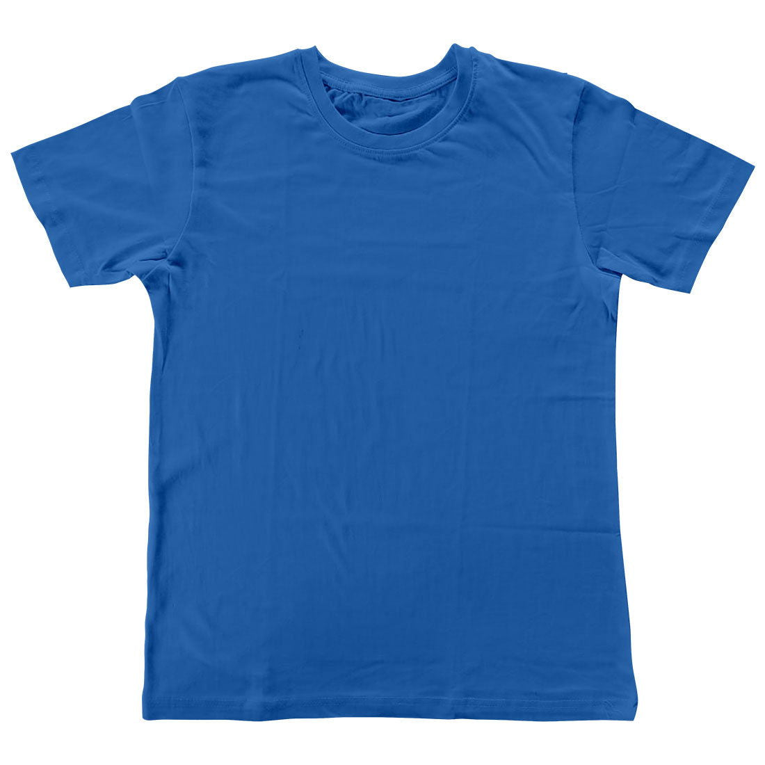 Baby Boy or Girl's Plain Round Neck Half Sleeve Super Combed Cotton Kid's T-Shirt - Right Marc