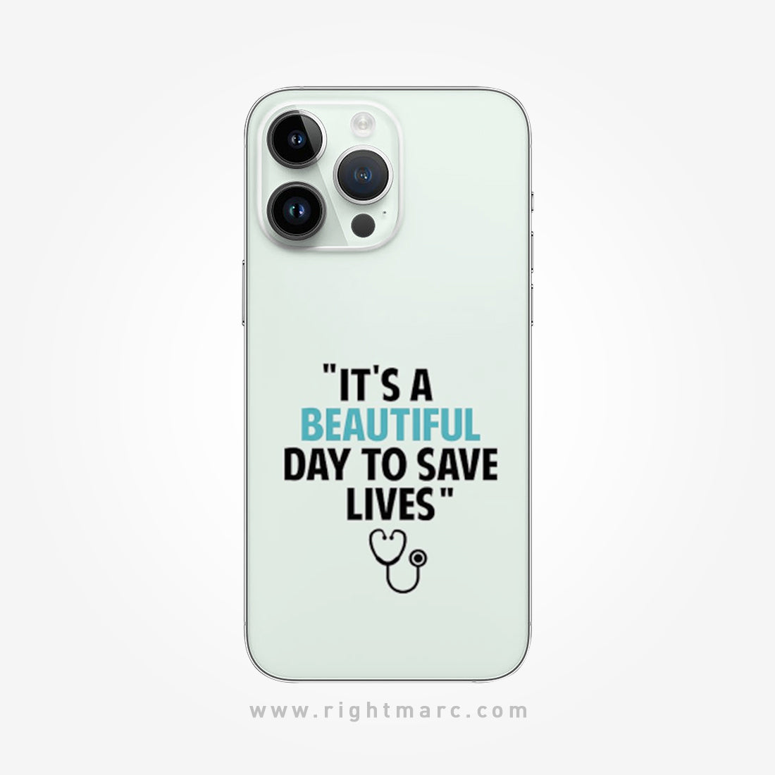 Beautiful Day to Save Lives Mobile Skin Wrap - Right Marc