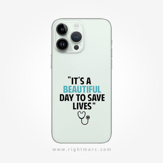 Beautiful Day to Save Lives Mobile Skin Wrap - Right Marc
