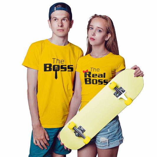 Boss and Real Boss Couple T-shirt - Right Marc