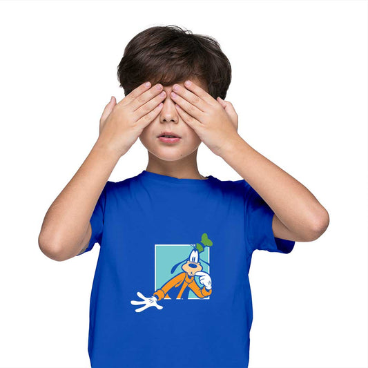 Goofy Printed Royal Blue T-shirt For Kids /Boy - Right Marc