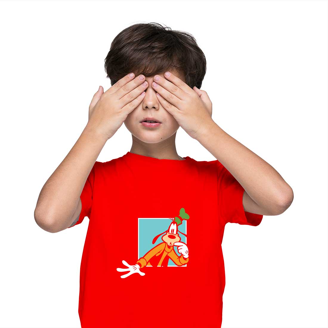 Goofy Printed Red T-shirt For Kids /Boy - Right Marc