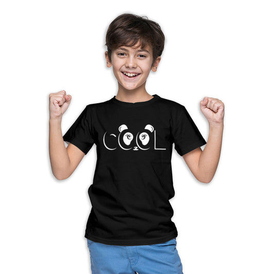 Cool Printed Black T-shirt For Kids /Boy - Right Marc