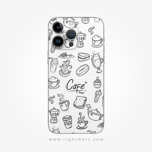 Cafe Shop Mobile Skin Wrap - Right Marc