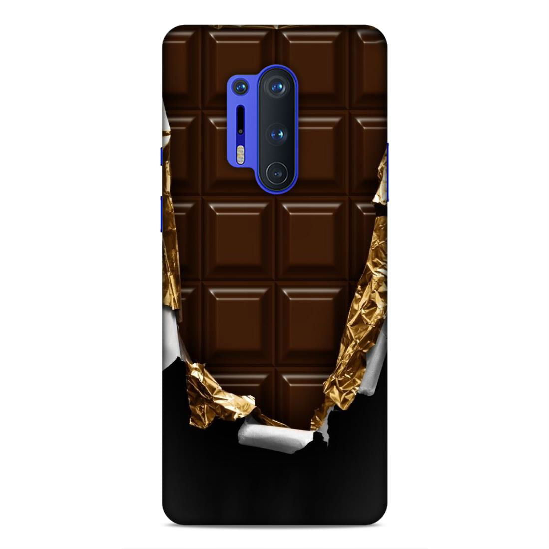 Chocolate Hard Back Case For OnePlus 8 Pro - Right Marc